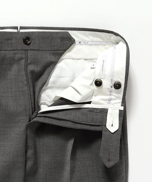 PT TORINO（ピーティートリノ）の「【別注】PT TORINO / GENTLEMAN-F トラベル 1プリーツ スラックス（その他パンツ・メンズ・グレー/シルバー/ネイビー・44/48/50/46）」の7枚目の写真