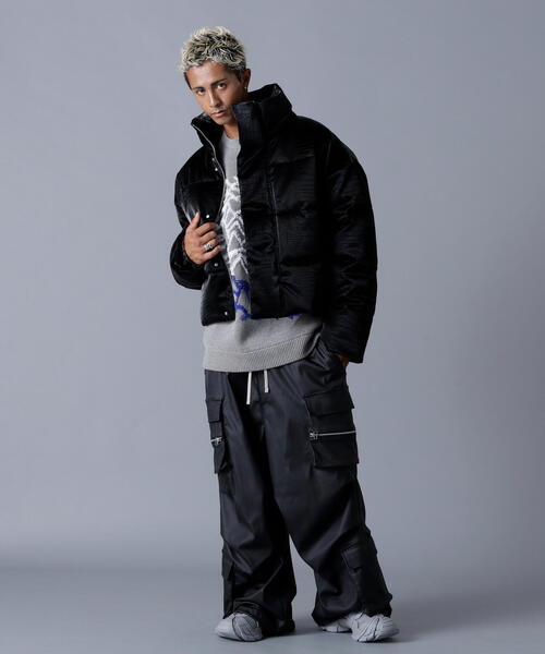 DANKE SCHON（ダンケシェーン）の「DankeSchon/ダンケシェーン/PU SHORT BLOUSON CROCODILE（ブルゾン・レディース・ブラック・L/M/S）」の4枚目の写真