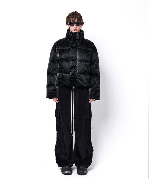 DANKE SCHON（ダンケシェーン）の「DankeSchon/ダンケシェーン/PU SHORT BLOUSON CROCODILE（ブルゾン・レディース・ブラック・L/M/S）」の13枚目の写真