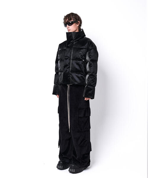 DANKE SCHON（ダンケシェーン）の「DankeSchon/ダンケシェーン/PU SHORT BLOUSON CROCODILE（ブルゾン・レディース・ブラック・L/M/S）」の14枚目の写真