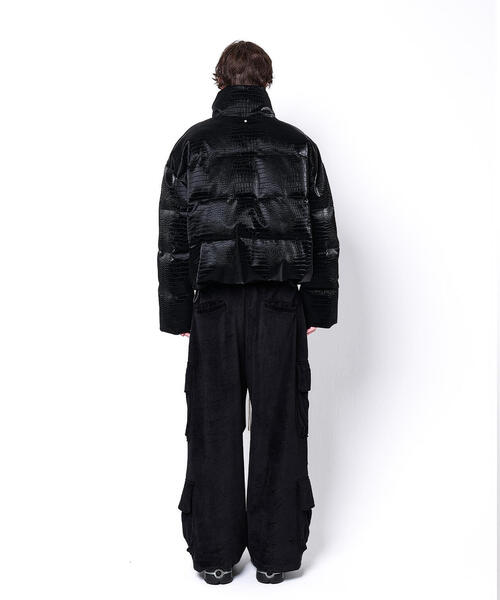 DANKE SCHON（ダンケシェーン）の「DankeSchon/ダンケシェーン/PU SHORT BLOUSON CROCODILE（ブルゾン・レディース・ブラック・L/M/S）」の15枚目の写真