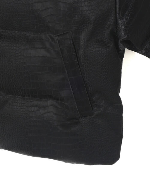 DANKE SCHON（ダンケシェーン）の「DankeSchon/ダンケシェーン/PU SHORT BLOUSON CROCODILE（ブルゾン・レディース・ブラック・L/M/S）」の19枚目の写真