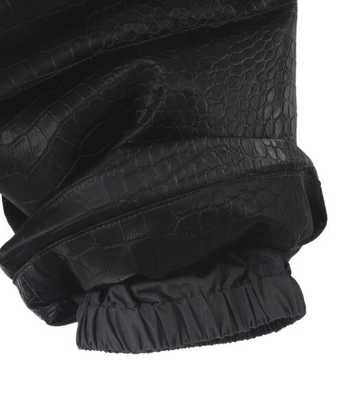 DANKE SCHON（ダンケシェーン）の「DankeSchon/ダンケシェーン/PU SHORT BLOUSON CROCODILE（ブルゾン・レディース・ブラック・L/M/S）」の21枚目の写真