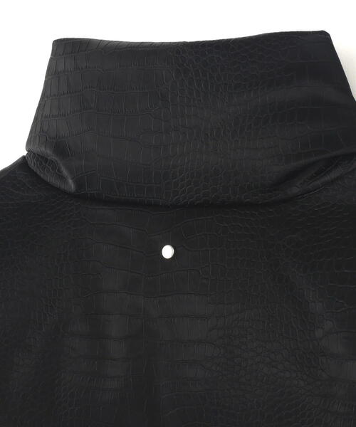 DANKE SCHON（ダンケシェーン）の「DankeSchon/ダンケシェーン/PU SHORT BLOUSON CROCODILE（ブルゾン・レディース・ブラック・L/M/S）」の22枚目の写真