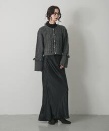 SENSE OF PLACE by URBAN RESEARCH | パッチワークケーブルニットカーディガン(カーディガン/ボレロ)