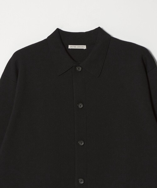 UNITED ARROWS（ユナイテッドアローズ）の「ウール カシミヤ スウェット ポロカラー カーディガン（カーディガン/ボレロ・メンズ・グレー系/ブラック・L/S/M/XL）」の21枚目の写真