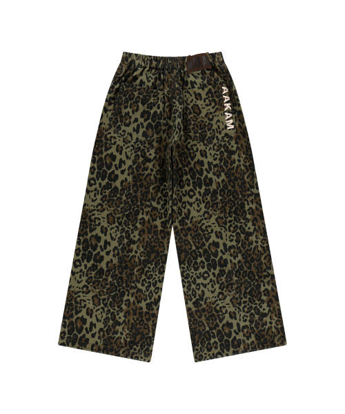 AAKAM（アーカム）の「Knee Pin-tuck Leopard Cotton Pants (Khaki)（その他パンツ・レディース・その他・1/2）」の3枚目の写真