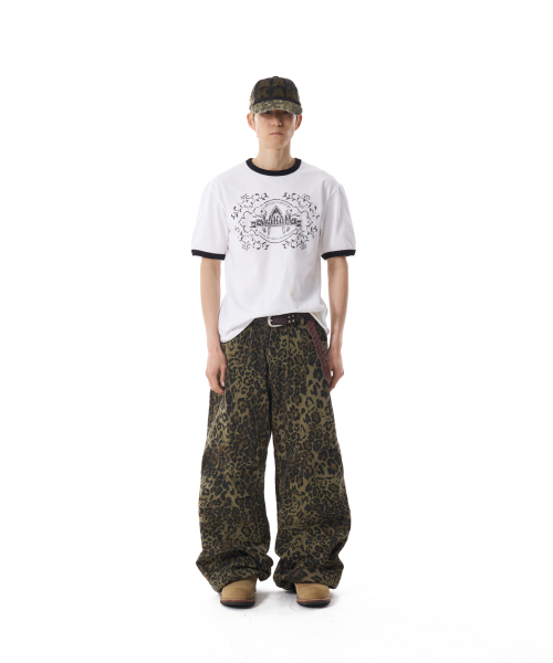 AAKAM（アーカム）の「Knee Pin-tuck Leopard Cotton Pants (Khaki)（その他パンツ・レディース・その他・1/2）」の8枚目の写真