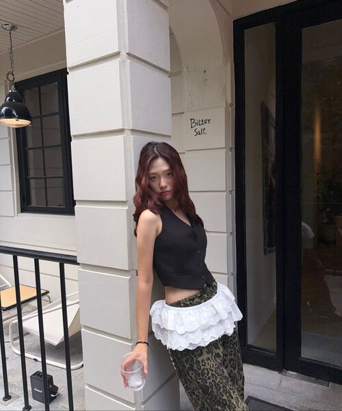 AAKAM（アーカム）の「Knee Pin-tuck Leopard Cotton Pants (Khaki)（その他パンツ・レディース・その他・1/2）」の12枚目の写真