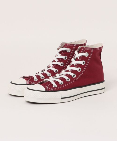 CONVERSE(コンバース)の「CONVERSE コンバース CANVAS AS J HI キャンバス オールスター J HI 31316710 BURGUNDY(スニーカー・メンズ・レッド・4/4h/5/5h/6h/7/7h/8/8h/9/9h/10h/11h/3h)」の1枚目の写真