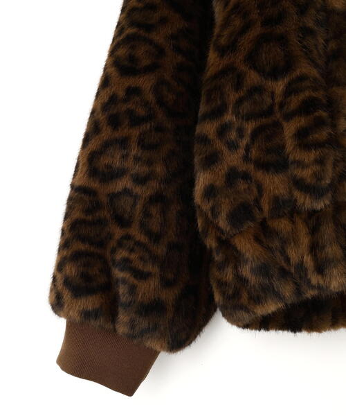 DANKE SCHON(ダンケシェーン)の「【WEB&DEPOT限定】DankeSchon/ダンケシェーン/LEOPARD FUR JACKET(その他アウター・メンズ・ブラウン/グレー・XL/L/M)」の6枚目の写真