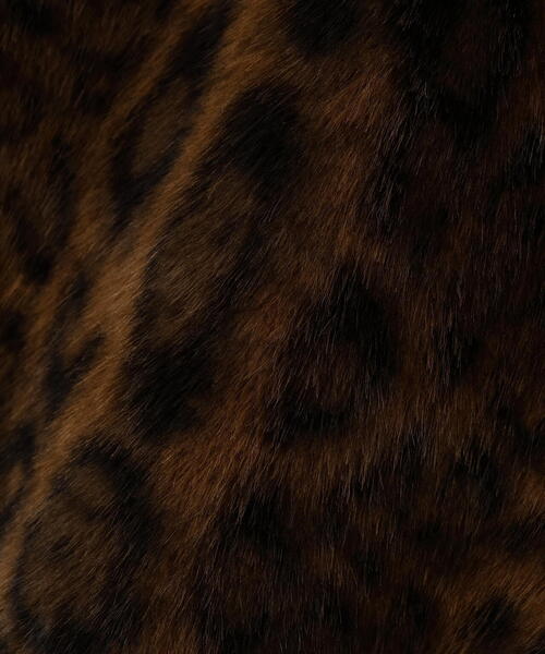 DANKE SCHON(ダンケシェーン)の「【WEB&DEPOT限定】DankeSchon/ダンケシェーン/LEOPARD FUR JACKET(その他アウター・メンズ・ブラウン/グレー・XL/L/M)」の9枚目の写真