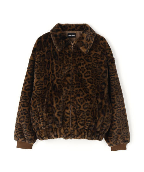 DANKE SCHON(ダンケシェーン)の「【WEB&DEPOT限定】DankeSchon/ダンケシェーン/LEOPARD FUR JACKET(その他アウター・メンズ・ブラウン/グレー・XL/L/M)」の1枚目の写真