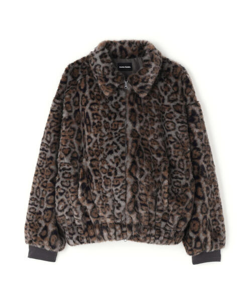 DANKE SCHON(ダンケシェーン)の「【WEB&DEPOT限定】DankeSchon/ダンケシェーン/LEOPARD FUR JACKET(その他アウター・メンズ・ブラウン/グレー・XL/L/M)」の2枚目の写真