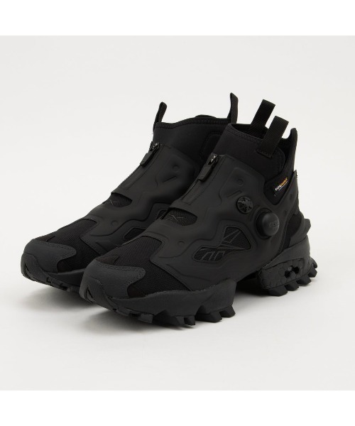Reebok(リーボック)の「インスタ ポンプフューリー ミッド / INSTAPUMP FURY MID(スニーカー・メンズ・ブラック/ライトブラウン・23.5cm/24.5cm/24.0cm/25.0cm/25.5cm/26.0cm/26.5cm/27.0cm/27.5cm/28.0cm/28.5cm/29.0cm/30.0cm/23.0cm)」の4枚目の写真
