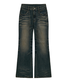 Midnight Move | line boots cut (blue)(デニムパンツ)