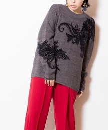 OSMOSIS | ジャガードニットプルオーバー(ニット/セーター)