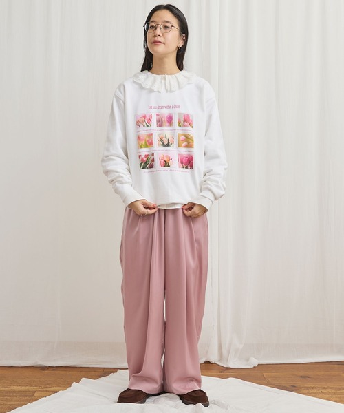 fig Ｌondon（フィグロンドン）の「lost in a dream sweat（スウェット・レディース・ホワイト・FREE）」の6枚目の写真