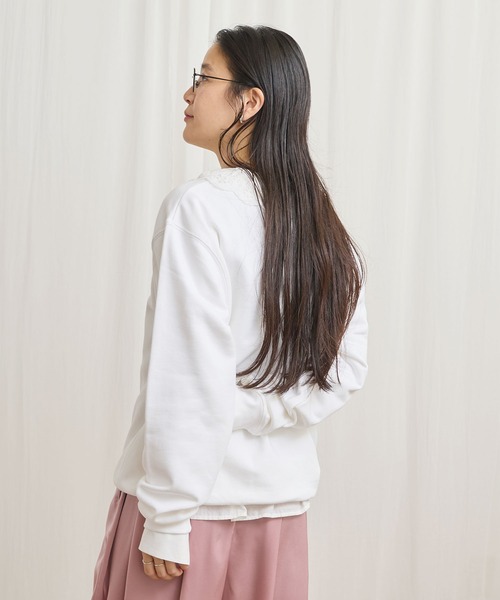 fig Ｌondon（フィグロンドン）の「lost in a dream sweat（スウェット・レディース・ホワイト・FREE）」の5枚目の写真