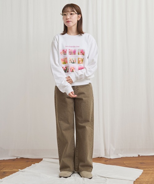 fig Ｌondon（フィグロンドン）の「lost in a dream sweat（スウェット・レディース・ホワイト・FREE）」の15枚目の写真