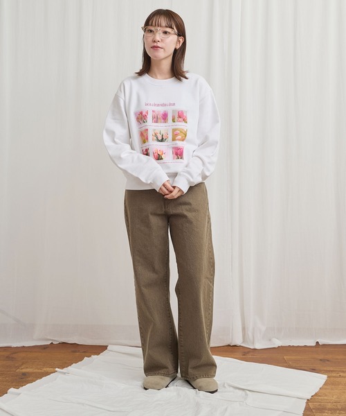 fig Ｌondon（フィグロンドン）の「lost in a dream sweat（スウェット・レディース・ホワイト・FREE）」の17枚目の写真