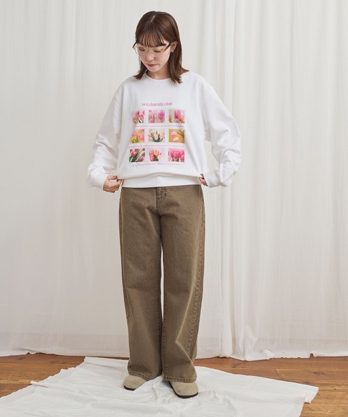 fig Ｌondon（フィグロンドン）の「lost in a dream sweat（スウェット・レディース・ホワイト・FREE）」の18枚目の写真