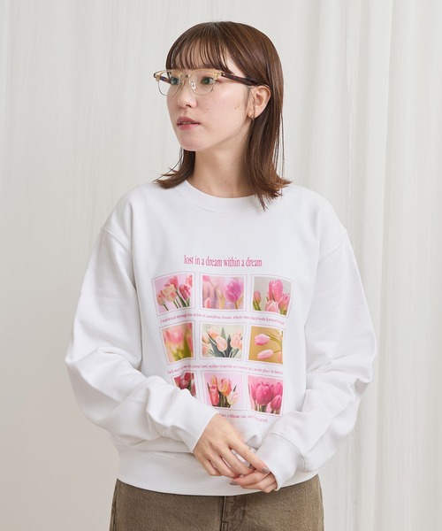 fig Ｌondon（フィグロンドン）の「lost in a dream sweat（スウェット・レディース・ホワイト・FREE）」の11枚目の写真