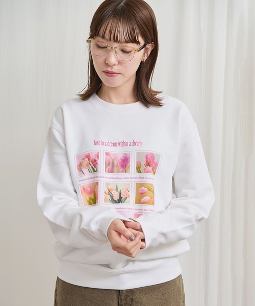 fig Ｌondon（フィグロンドン）の「lost in a dream sweat（スウェット・レディース・ホワイト・FREE）」の12枚目の写真