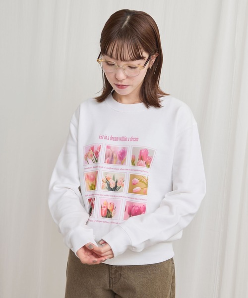 fig Ｌondon（フィグロンドン）の「lost in a dream sweat（スウェット・レディース・ホワイト・FREE）」の13枚目の写真