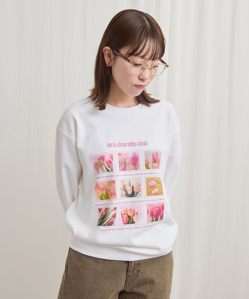 fig Ｌondon（フィグロンドン）の「lost in a dream sweat（スウェット・レディース・ホワイト・FREE）」の14枚目の写真