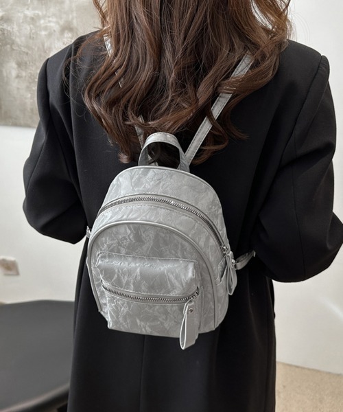 Miniministore(ミニミニストア)の「ミニリュックサック コンパクトバッグ 黒(バックパック/リュック・レディース・アイボリー/グレー/ブラック・FREE)」の15枚目の写真