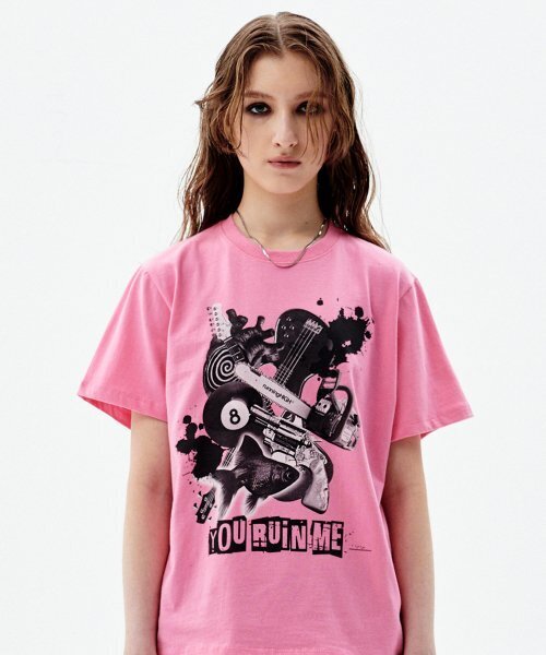 runningHIGH（ランニングハイ）の「ルインミ ハーフスリーブT [ピンク]（Tシャツ/カットソー・レディース・その他・LARGE/MEDIUM）」の2枚目の写真