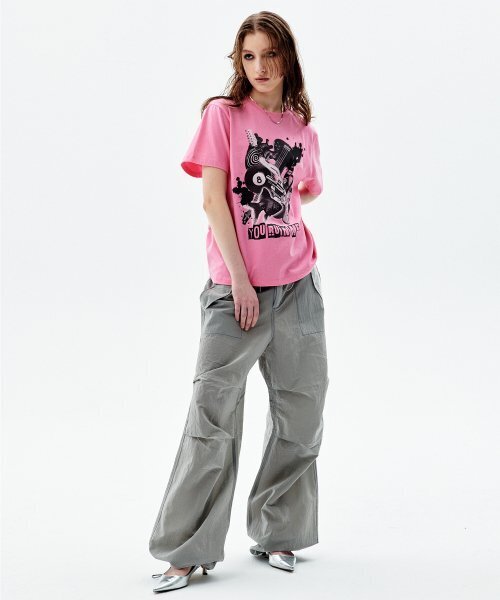 runningHIGH（ランニングハイ）の「ルインミ ハーフスリーブT [ピンク]（Tシャツ/カットソー・レディース・その他・LARGE/MEDIUM）」の3枚目の写真