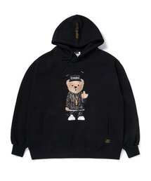 STIGMA（スティグマ）の「EMB COMPTON BEAR OVERSIZED HEAVY SWEAT HOODIE BLACK（パーカー）」