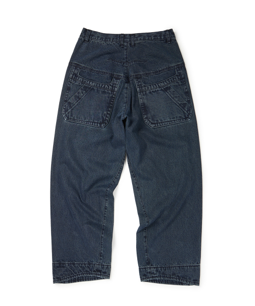 ETCE（イーティーシーイー）の「ENGINEERED DENIM PANTS (DARK BLUE)（デニムパンツ・メンズ・その他・X-LARGE/MEDIUM/LARGE）」の3枚目の写真