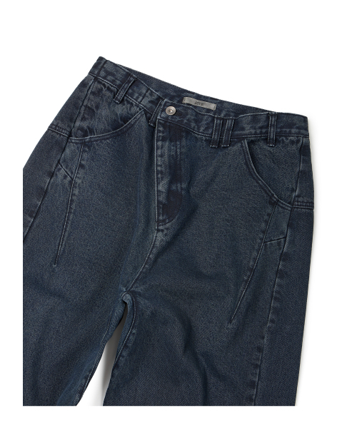 ETCE（イーティーシーイー）の「ENGINEERED DENIM PANTS (DARK BLUE)（デニムパンツ・メンズ・その他・X-LARGE/MEDIUM/LARGE）」の4枚目の写真