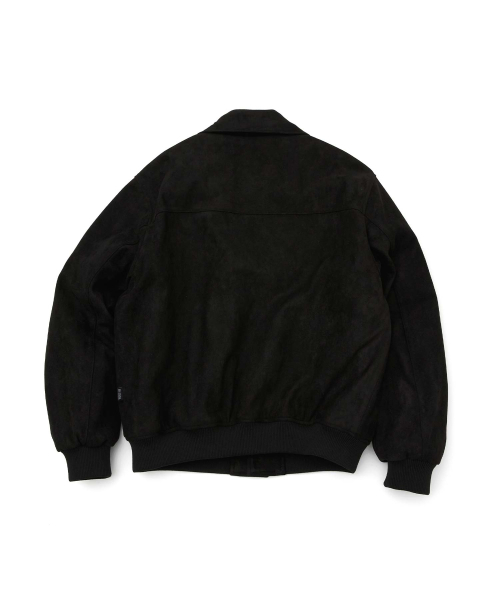 WMC(ダブリューエムシー)の「スエードライクカラー ブルゾン_BLACK(ブルゾン・メンズ・ブラック・MEDIUM/LARGE/X-LARGE)」の2枚目の写真