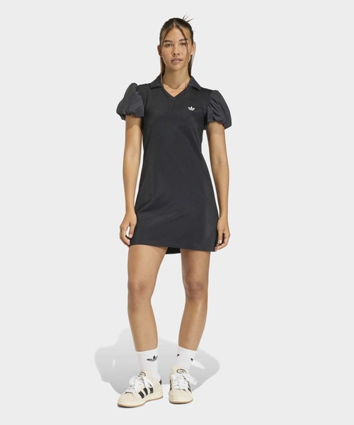 adidas（アディダス）の「バルーンスリーブ付きワンピース
