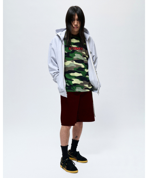 AFTERMATH(アフターマス)の「LOGO ZIP UP HOODIE (LIGHT HEATHER GREY)(パーカー・レディース・グレー・MEDIUM/LARGE/X-LARGE)」の3枚目の写真