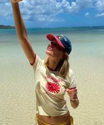 SMILE SUN VINTAGE LINGER T SHIRTS CREAM