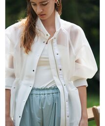 ELENDEEK | メッシュボンディングドロストリングジャケット(その他アウター)