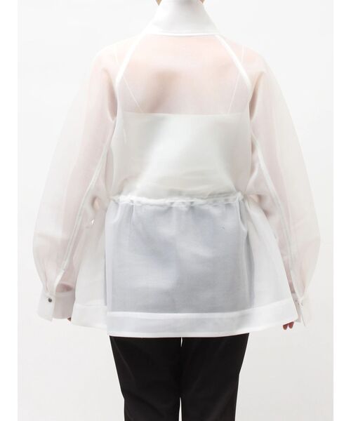 ELENDEEK（エレンディーク）の「メッシュボンディングドロストリングジャケット（その他アウター・レディース・オフホワイト/ブラック・FREE）」の17枚目の写真