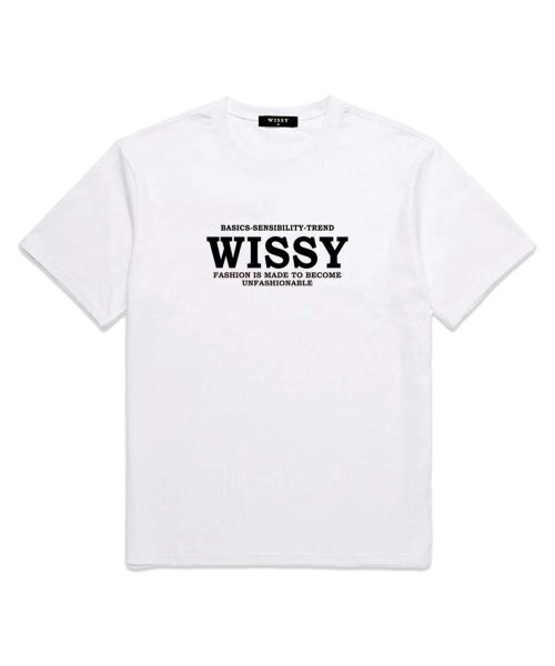 WISSY(ウィッシー)の「B.S.T LOGO 半袖Tシャツ (WS006) ホワイト(Tシャツ/カットソー・レディース・その他・SMALL/MEDIUM/LARGE/X-LARGE/XX-LARGE)」の1枚目の写真