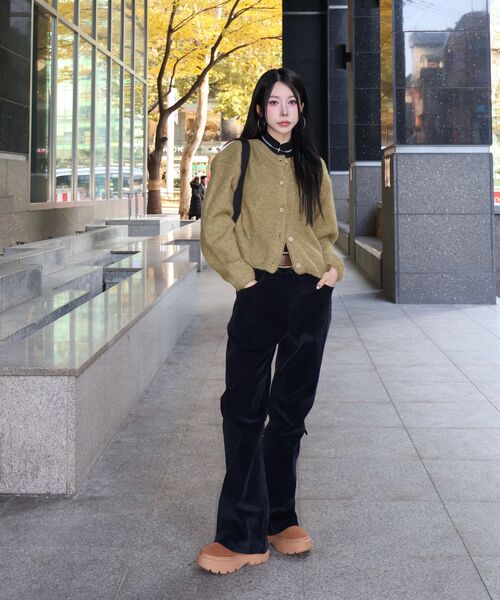 FLATWAVE IN SEOUL(フラットウェーブインソウル)の「Ebbe Mild Wool Cardigan Khaki(カーディガン/ボレロ・レディース・その他・FREE)」の6枚目の写真
