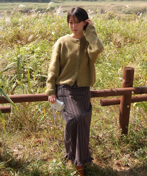 FLATWAVE IN SEOUL(フラットウェーブインソウル)の「Ebbe Mild Wool Cardigan Khaki(カーディガン/ボレロ・レディース・その他・FREE)」の9枚目の写真