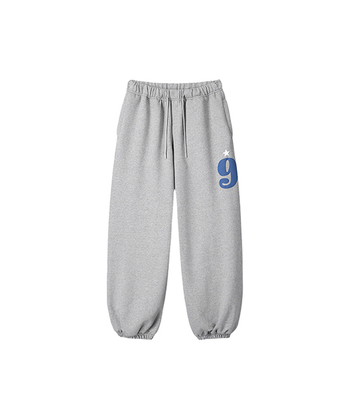 9999ARCHIVE(9999アーカイブ)の「9 Star Jogger Sweat Pants(スウェットパンツ・レディース・グレー・1/2)」の1枚目の写真