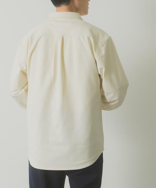 ITEMS URBANRESEARCH（アイテムズ アーバンリサーチ）の「360°stretchカットソーシャツ（シャツ/ブラウス・メンズ・ブルー系その他/オフホワイト・LARGE/MEDIUM）」の5枚目の写真