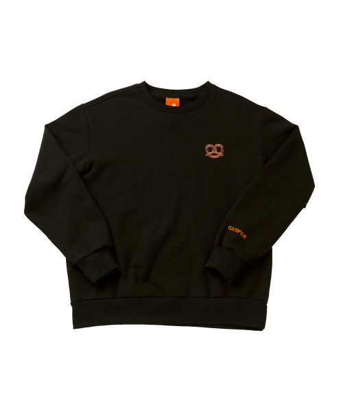 GRIMPER(グリンパー)の「プレッツェル スウェットシャツ ブラック(スウェット・レディース・ブラック・SMALL)」の1枚目の写真