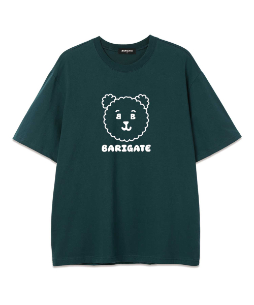 BARIGATE(バリゲート)の「ビッグベアロゴ オーバーサイズ 半袖Tシャツ (BS022) グリーン(Tシャツ/カットソー・レディース・その他・MEDIUM/LARGE)」の1枚目の写真