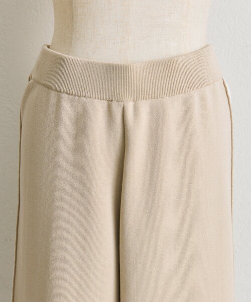 ear PAPILLONNER（イアパピヨネ）の「ニットラインパンツ【SUM1 STYLE】（その他パンツ・レディース・ブラック/ベージュ・FREE）」の7枚目の写真